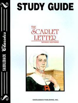 Paperback The Scarlet Letter Study Guide Book