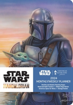 Calendar The Mandalorian by Thomas Kinkade Studios 12-Month 2024 Monthly/Weekly Planner Calen: A New Direction Book