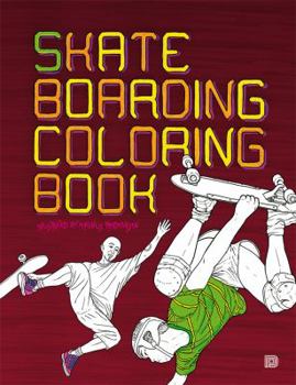 Paperback Skateboarding Coloring Book
