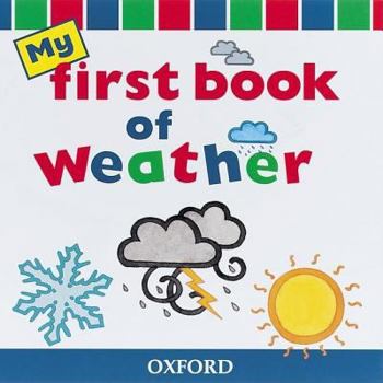 Paperback My First Book of Weather Book