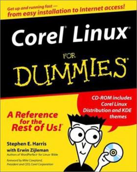 Paperback Corel? Linux? for Dummies [With CDROM] Book