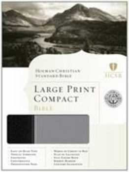 Imitation Leather Large Print Compact Bible-HCSB [Large Print] Book