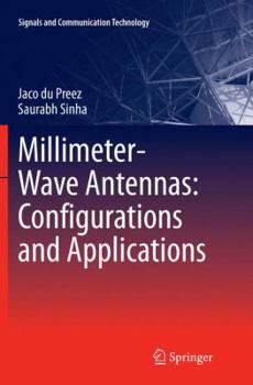 Paperback Millimeter-Wave Antennas: Configurations and Applications Book