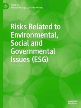 Hardcover Risks Related to Environmental, Social and Governmental Issues (ESG) Book