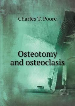 Paperback Osteotomy and osteoclasis Book