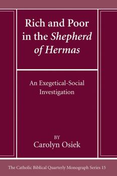 Hardcover Rich and Poor in the Shepherd of Hermas Book