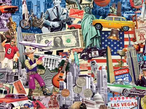 Misc. Supplies Americana 500-Piece Puzzle Book