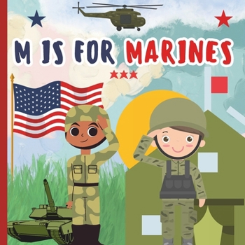 Paperback M is for Marines: A to Z Alphabet ABC of Army, Military Corps, Navy, Airforce Book For Toddlers, Kids, Boys, Girls, Preschoolers Book