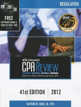 Paperback Bisk Comprehensive CPA Review: Regulation Book