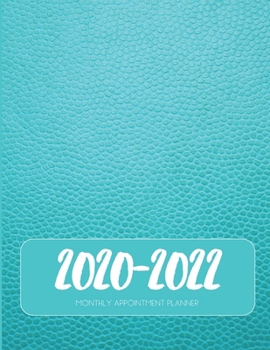 2020-2022 Three 3 Year Planner Turquoise Monthly Calendar Gratitude Agenda Schedule Organizer: 36 Months Calendar; Appointment Diary Journal With Address Book, Password Log, Notes, Julian Dates & Insp