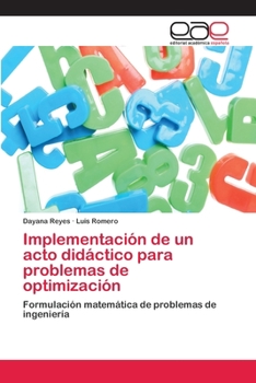 Paperback Implementación de un acto didáctico para problemas de optimización [Spanish] Book
