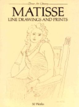 Paperback Matisse Line Drawings and Prints: 50 Works Book