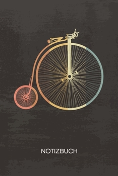NOTIZBUCH A5 Dotted: Oldschool Liebhaber Notizheft GEPUNKTET 120 Seiten - Oldschool Fahrrad Notizblock Vintage Fahrrad Skizzenbuch - Vintage Geschenk f�r Retro Liebhaber Vintage Liebhaber 90er Kind