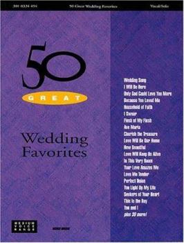 Paperback 50 Great Wedding Favorites Book