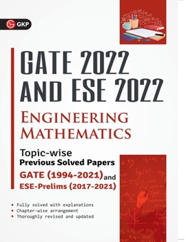 Paperback GATE 2022 & ESE Prelim 2022 - Engineering Mathematics - Topic-wise Previous Solved Papers Book