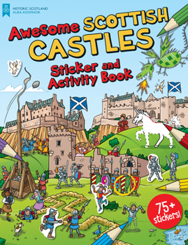 Paperback Awesome Scottish Castles: Sticker and Activity Book