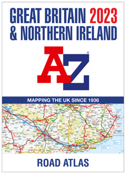 Paperback Great Britain A-Z Road Atlas 2023 (A3 Paperback) Book