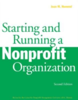 Paperback Starting and Running a Nonprofit Organization Book