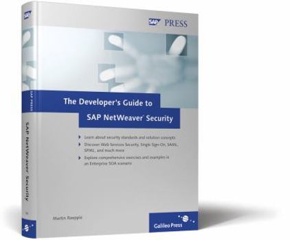 Hardcover The Developer’s Guide to Sap Netweaver Security Book