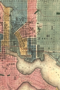 Paperback Baltimore, Maryland Vintage Map Field Journal Notebook, 50 pages/25 sheets, 4x6 Book