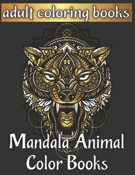 Paperback Adult coloring books mandala animal color books Book