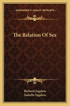 Paperback The Relation Of Sex Book