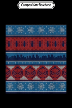 Composition Notebook: Marvel Spider-Man Ugly Sweater Holiday  Journal/Notebook Blank Lined Ruled 6x9 100 Pages