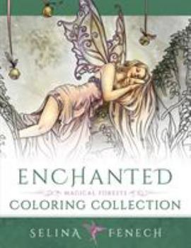 Paperback Enchanted - Magical Forests Coloring Collection Book