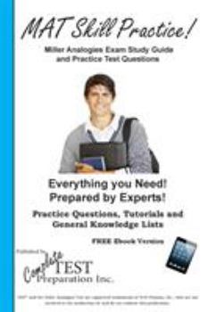 Paperback Miller Analogies Skill Practice!: Practice Test Questions for the Miller Analogies Test Book