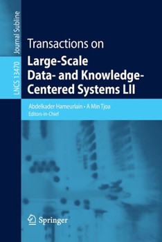 Paperback Transactions on Large-Scale Data- And Knowledge-Centered Systems LII Book