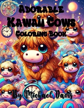Adorable Kawaii Cows: Adult Coloring Book