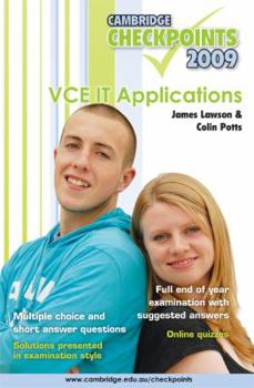 Paperback Cambridge Checkpoints Vce It Applications 2009 Book