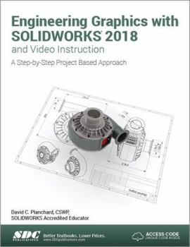 Paperback Engineering Graphics with Solidworks 2018 and Video Instruction Book