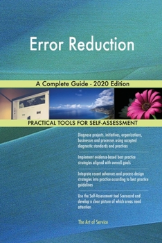 Paperback Error Reduction A Complete Guide - 2020 Edition Book