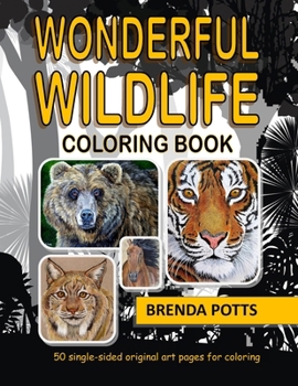 Paperback Wonderful Wildlife: Coloring Book