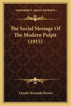 The Social Message of the Modern Pulpit