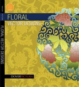 Paperback Floral Vector Designs [With CDROM] Book
