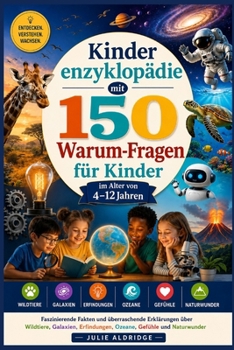 Kinderenzyklopädie mit 150 Warum-Fragen für Kinder im Alter von 4–12 Jahren: Faszinierende Fakten und überraschende Erklärungen über Wildtiere, ... Gefühle und Naturwunder (German Edition)