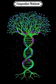 Composition Notebook: DNA Tree of Life Genetics Colorful Biology Science  Journal/Notebook Blank Lined Ruled 6x9 100 Pages