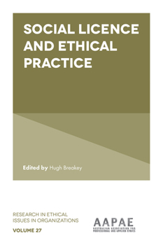 Hardcover Social Licence and Ethical Practice Book