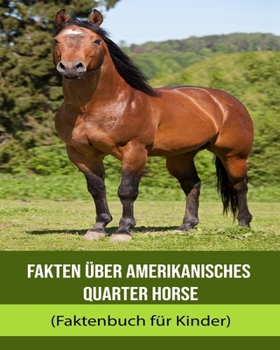 Paperback Fakten über Amerikanisches Quarter Horse (Faktenbuch für Kinder) [German] [Large Print] Book