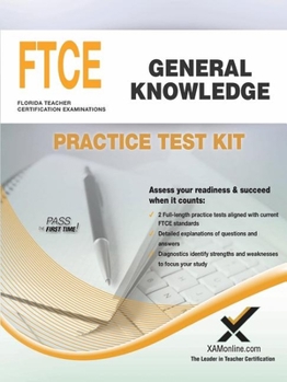 Paperback FTCE General Knowledge Practice Test Kit Book