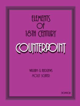 Paperback Elements of 18th Century Counterpoint Book