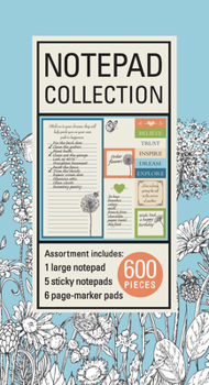 Hardcover Book of Sticky Notes: Notepad Collection (Bohemian) Book