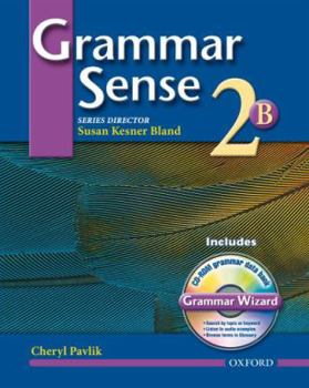 Paperback Grammar Sense 2B [With CDROM] Book