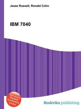 Paperback IBM 7040 Book