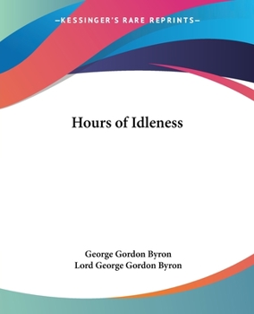 Paperback Hours of Idleness Book