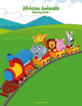 Paperback African Animals Coloring Book 1 Book