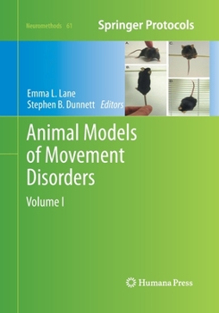 Paperback Animal Models of Movement Disorders: Volume I Book