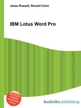 Paperback IBM Lotus Word Pro Book